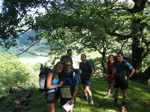 10_18-1.jpg - A pause in the shade as the climb up to Bessy Boot continues.